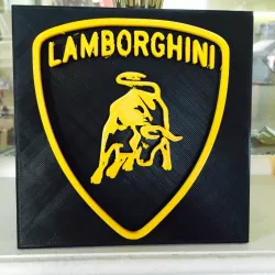 Lamborghini 3D emblem