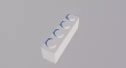 LEGO Brick-1X4-L