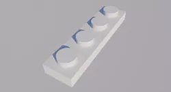 LEGO Brick-1X4-S