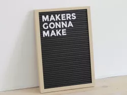Letter Board - Fully 3D Printed