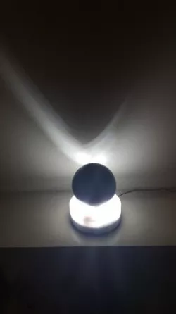 Light evolving lamp