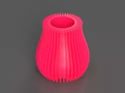 Linear Abstract Vase