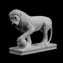 Lion at the Louvre, Paris, France