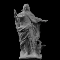 Louis XV as Jupiter at The Louvre, Paris