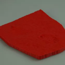 Lunar Surface with Bootprint