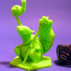 Magic The Gathering Squirrel Mage Token