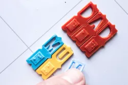 Magnetic braille blocks - Text
