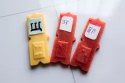 Magnetic braille blocks - Text blanks