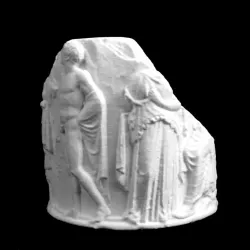 Marble Column Drum at The British Museum, London