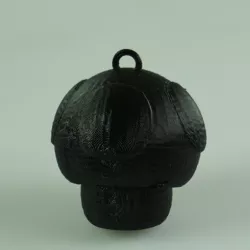 Mario mushroom pendant to store medicines