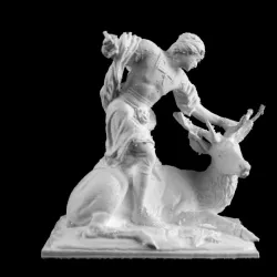 Meleager Killing a Deer at The Louvre, Paris