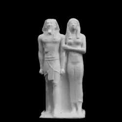 Menkaure and His Queen at the Museum of Fine Arts, Boston