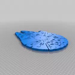 Millenium Falcon Clock