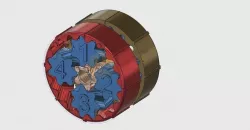 Mini Nema 17 Differential Planetary Gearbox (38.75:1 or 50.4) N