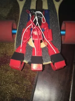 modular longboard bumper with leds