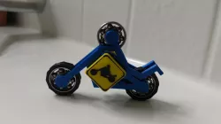 MOTORCYCLE STICKMAN FIDGET SPINNER