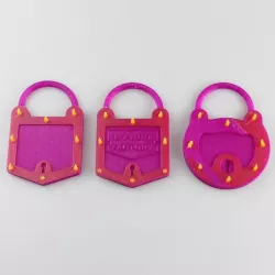 Padlock Key Holder - Set of 3