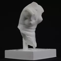 Part of Crouching Venus at The Louvre, Paris