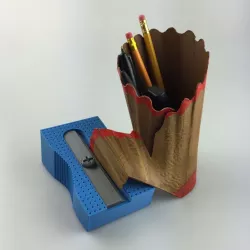 Pencil Sharpener Desk Tidy