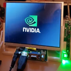Prototype Display Stand for cheap chinese 1024x600 HDMI displays
