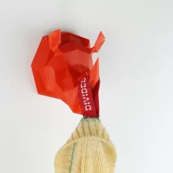 Rhino Taxidermy Coat Hook -(high and low poly versions included!)