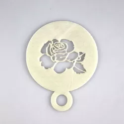Rose Coffee Stencil