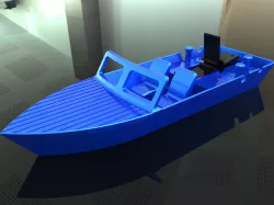 Rubber Band Speed Boat