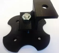 RV solar photovoltaic mount