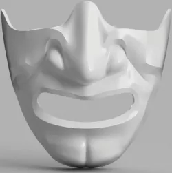 Samurai Half Mask (Mempo)