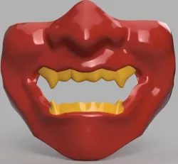 Samurai Half Mask (Mempo)