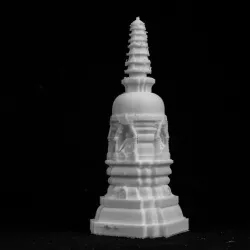 Sandstone Miniature Hindu Temple at The British Museum, London