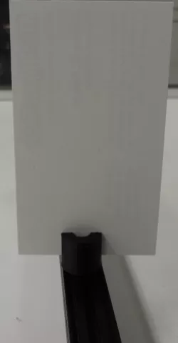 Screen holder for OpenBeam Optical Rail