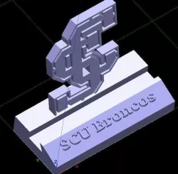 SCU Santa Clara Broncos Phone Stand (3 designs)