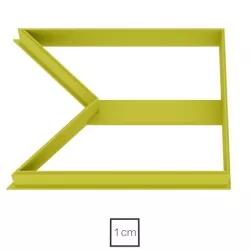 Small flag cookie cutter for professional