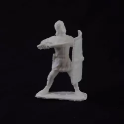 soldier shield standing up