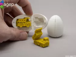 Surprise Egg #1 - Tiny Haul Truck