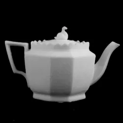 Teapot at Cardiff Museum, Wales