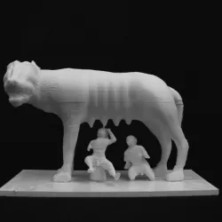 The Capitoline Wolf at The Musei Capitolini, Rome