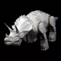 Triceratops print-in-place