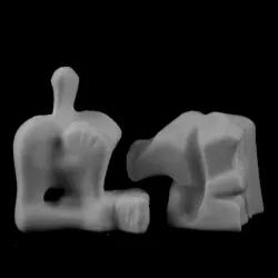 Two Piece Reclining Figure No3. at the UEA, Norwich
