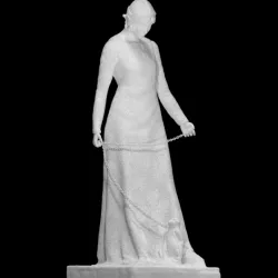 Woman with Monkey at The Petit Palais, Paris