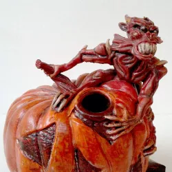 $2.00Demon Pumpkin - Tablet Pen Holder