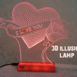 3D Lamp - illusion