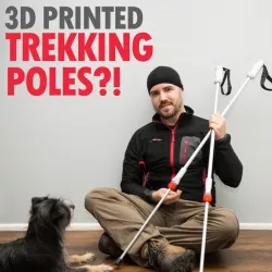 3D Printed Trekking Poles! #Tinkerfun