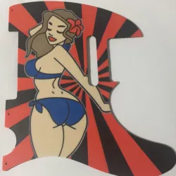 $7.50Pinup Girl Scratchplate for Fender Telecaster