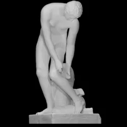 Achilles reaching for his heel