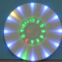 ANIMATED RGB WALL CLOCK
