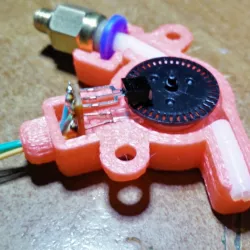 Atmega8A-PU filament monitor with optical encoder for Marlin firmware v2