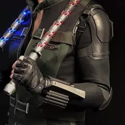 Black Widow Infinity War Shoulder, Elbow and Knee Pads