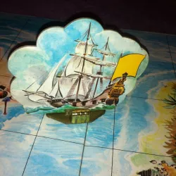 boat support for "black cannon" boardgame